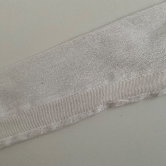 American South Side Embroided Blouse SzS White Hearts Romantic Peasant Boho Chic - Picture 10 of 12